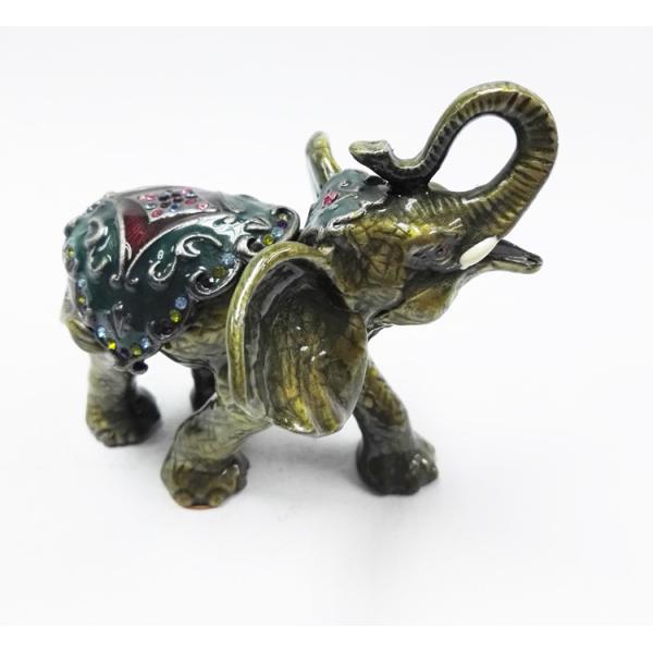 elephant trinket box alloy jewelry box home decoration jewelry box