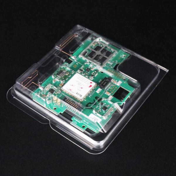 Plateaux d'emballage à vide jetables Plateau électronique transparent en plastique PET