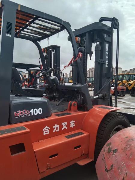 High Efficiency HELI 10 Ton Forklift Truck Mounted Forklift Rough Terrain Forklift For Heavy Duty Use