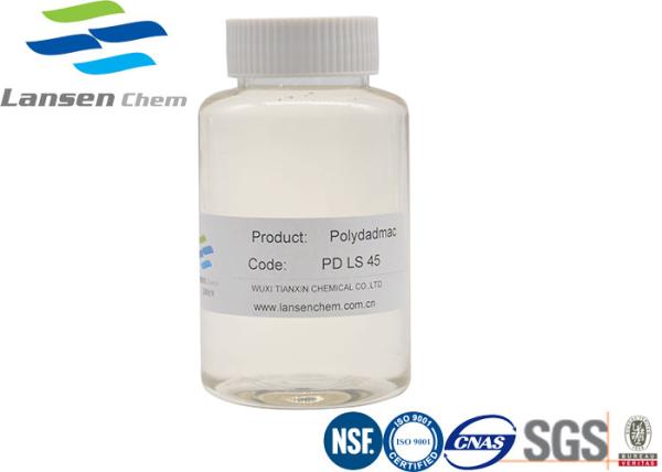 Coagulant de Polydadmac d'industries du contenu solide 39%-41% d'In Textile Colorless d'agent de fixation