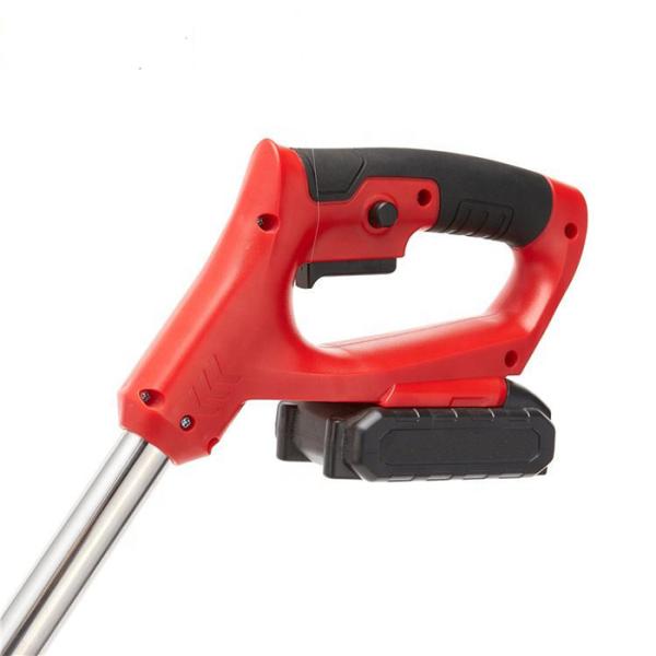 24V 450w Lithium Commercial Electric Lawn Mower Telescopic Hand Held Grass Cutting Machine