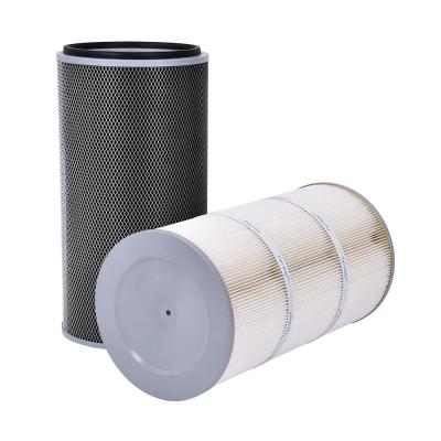 Cylindrical And Conical Filter Cartridges For Gas Turbine Air Filtration Systems