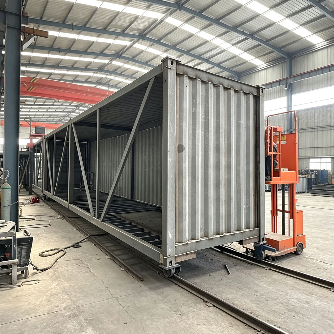 Rectangular Container House Prefab Steel Composite Modular House Outdoor Steel Container for Factory Agriculture