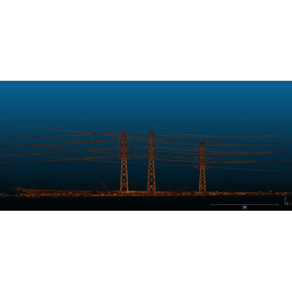 1550nm 1400m дальность наземного лазерного сканера для всеобъемлющего картографирования