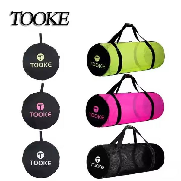 109L Large Diving Mesh Bag Foldable Lightweight Scuba Snorkeling Scuba Mesh Bag