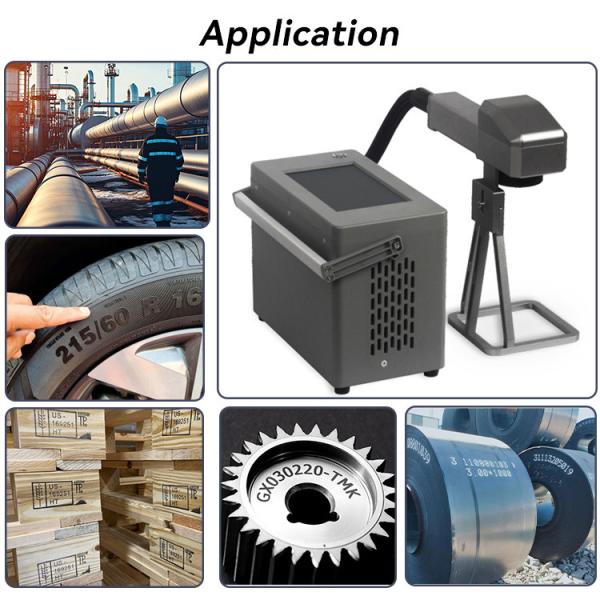 Handheld Fiber Laser Marking Machine 20W 30W 50W 100W Portable Laser Marker For Metal