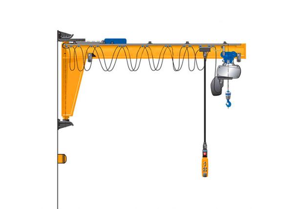 Wall Mounted Slewing Jib Crane 40 Degree Low Voltage Protection