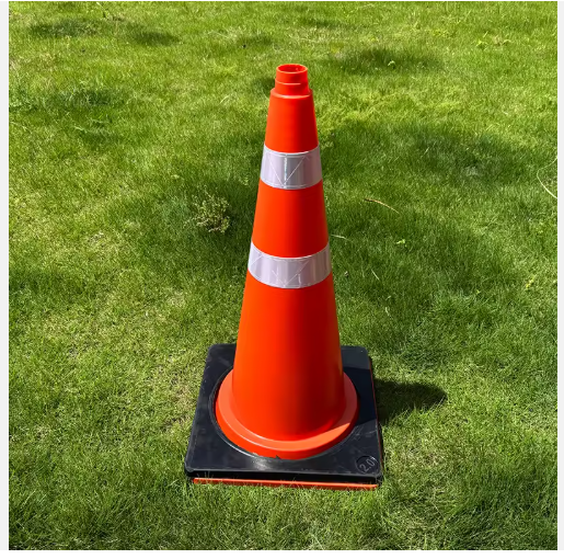 2kg Black Recycled Rubber Traffic Cone Weight with Customized Sizes and Durable Construction for Enhanced Stability