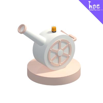 Bolas oceánicas de plástico duraderas de 2.5 pulgadas para jugar en interiores y exteriores