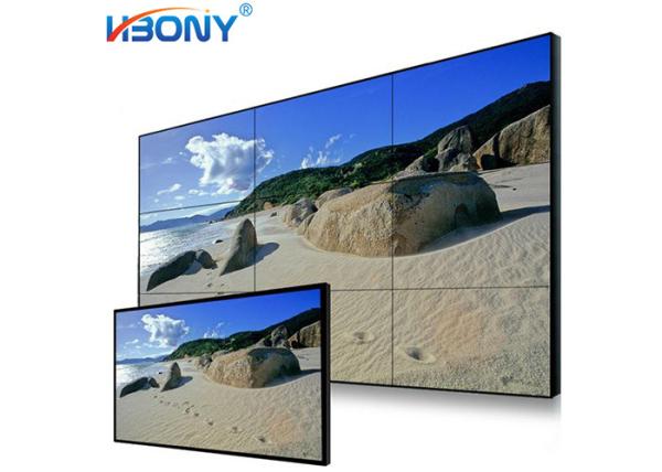 Indoor Advertising LCD Video Wall Screens , Multi Screen Tv Wall Low Heat Radiation