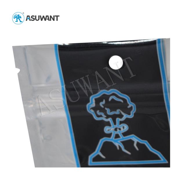 110-130 Mic Thickness Medical Weed k Bags Aluminum Plastic Resealable