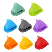 Multi Color Kitchen Supplies Silicone Non Slip Glove Clip Suitable Baking Oven Resistant Silicone Heat-Resistant Gloves