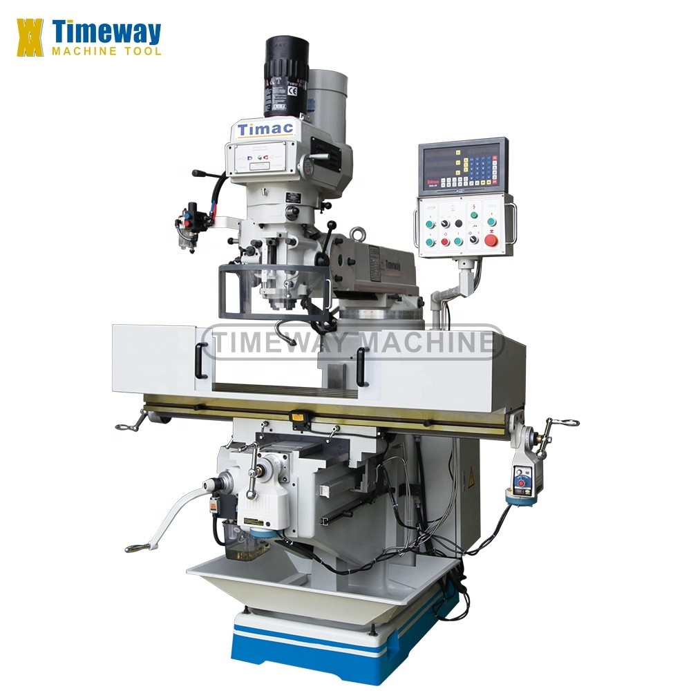 3HP Milling Head Vertical Turret Milling Machine High Precision Milling