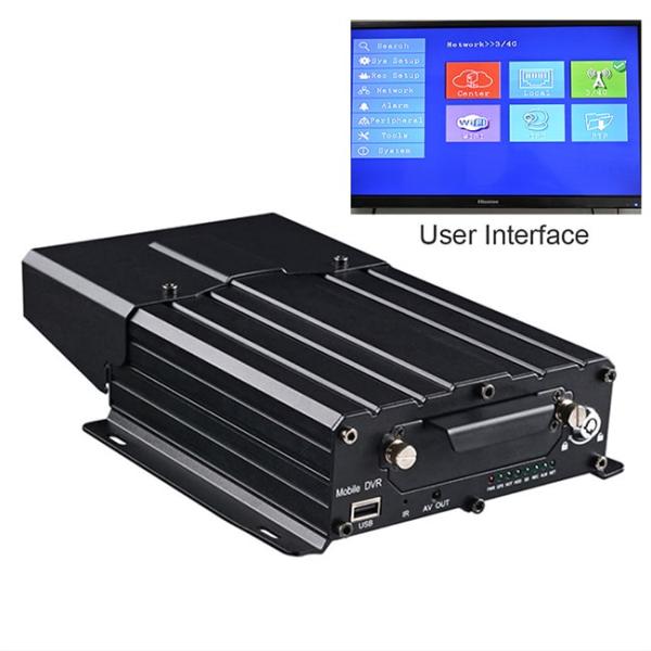Безопасность DVR черноты 1080P HD корабля видео-, высокое определение мобильное DVR для автобусов