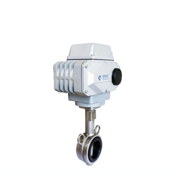 Grat Electric Control Water Pipeline Butterfly Valve PTFE Seal Ring Butterfly Valve
