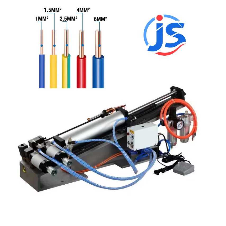 Small Semi Automatic Stripping Machine Aluminium Wire Cutter and Stripper Machine