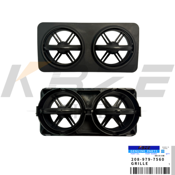 KBZE 208-979-7560 2089797560 KOMATSU AIRCOND GRILLE FOR PC130 PC160 PC180 PC200 PC300 PC400 PC600 PC700 PC800