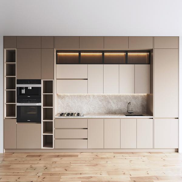 Armário de cozinha de tabuleiro EB moderno e contemporâneo com design elegante personalizado