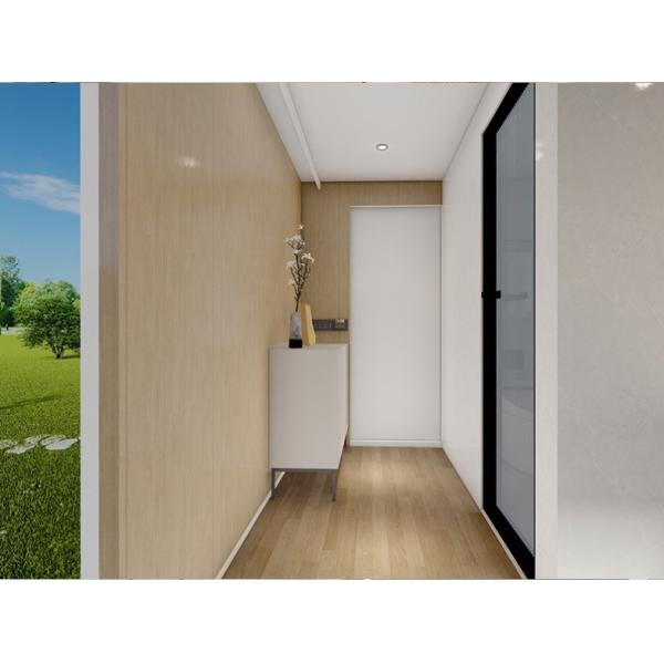 Self-Sustainable Farmhouse Capsule House Luxury Aluminum Alloy Prefab with Voice Control