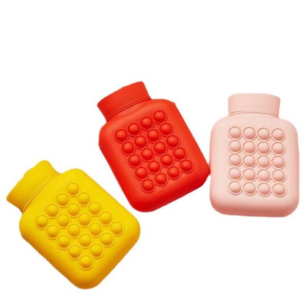 1 л бутылка с горячей водой для облегчения боли Без BPA и пищевого силикона