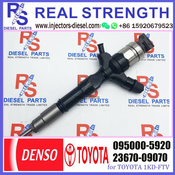 Common Rail Injector 23670-30110 095000-6180 095000-5920 for Diesel Engine 1KD-FTV