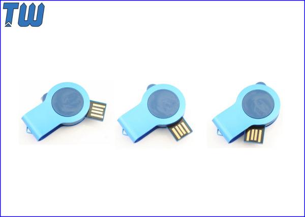 360 Degree Round Logo LED Light 128GB USB Memory Stick Disk Device