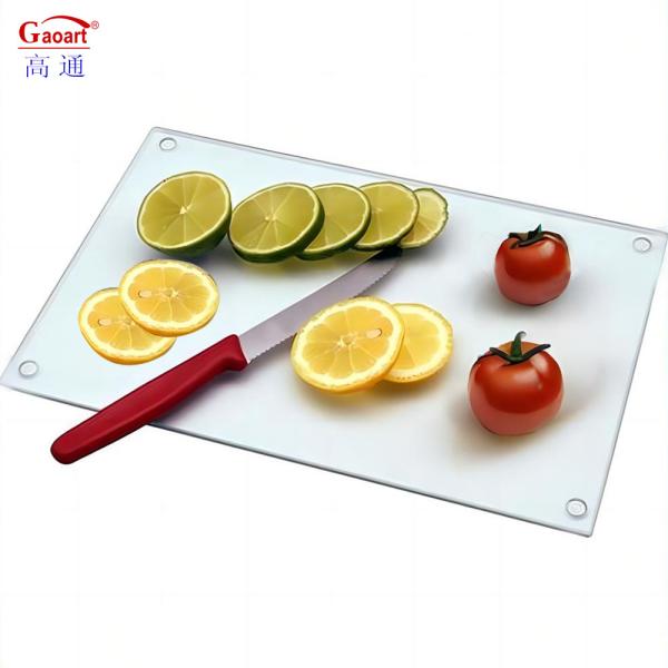 Toughened Glass Cutting Board Placemats for Kitchen Heat Resistant and Long-Lasting