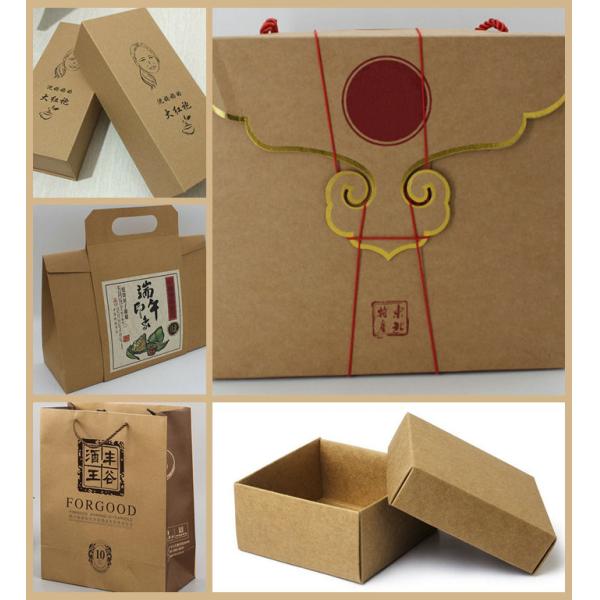 бумага 100% Брауна Kraft девственницы 230gsm для прочности на растяжение коробки чая хорошей