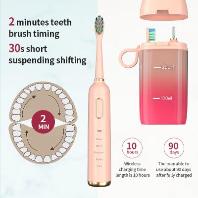 Rechargeable UV Sanitizer Electric Toothbrush Waterproof With 12 Modes