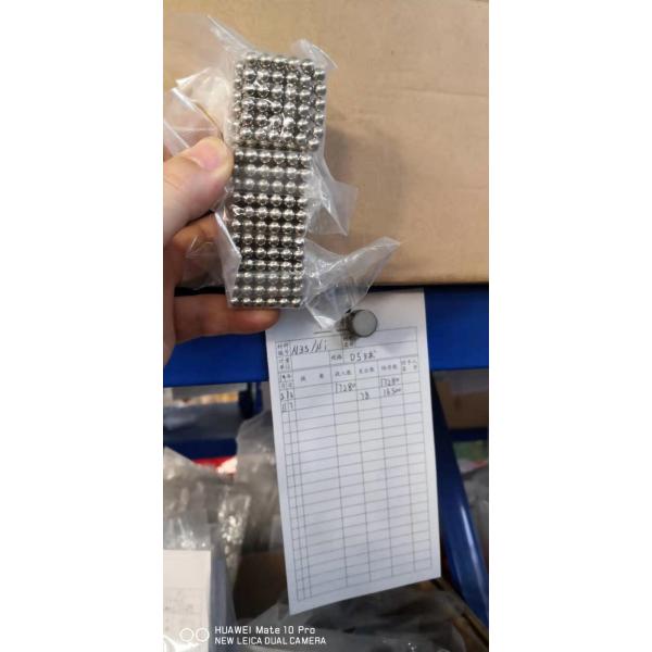 N35 Hand Massage 5mm Neodymium Magnet Spheres For Medical Industry