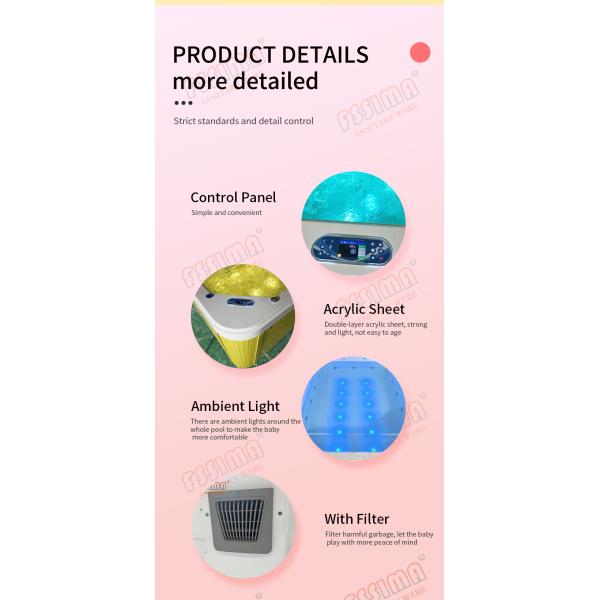 3 Meter Big Size Baby SPA Bathtub Hydromassage Swimming Pool Tub