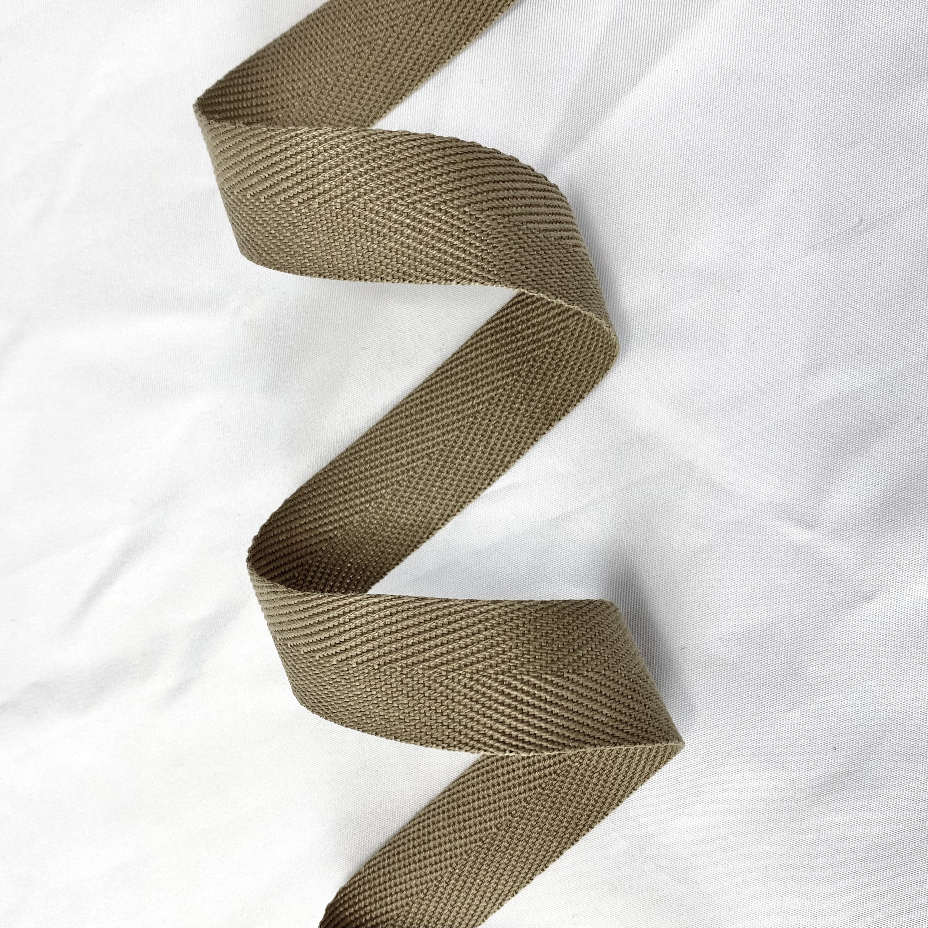 Herringbone polyester-cotton webbing Various colors Backpack strap Belt Handbag strap