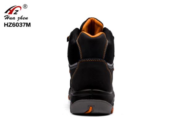 Sport Design Military Safety Boots Plastic Steel Head Footwear With PU Outsole