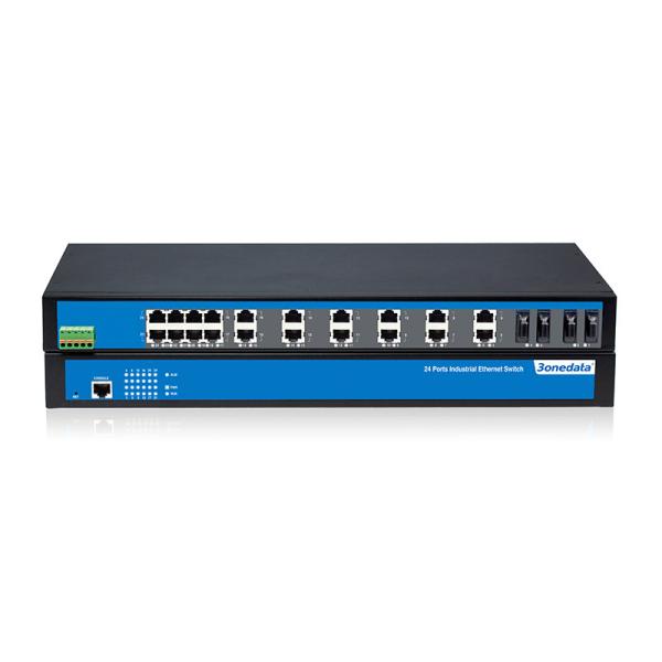 24-port 100M Layer 2 Managed Industrial Ethernet Switch