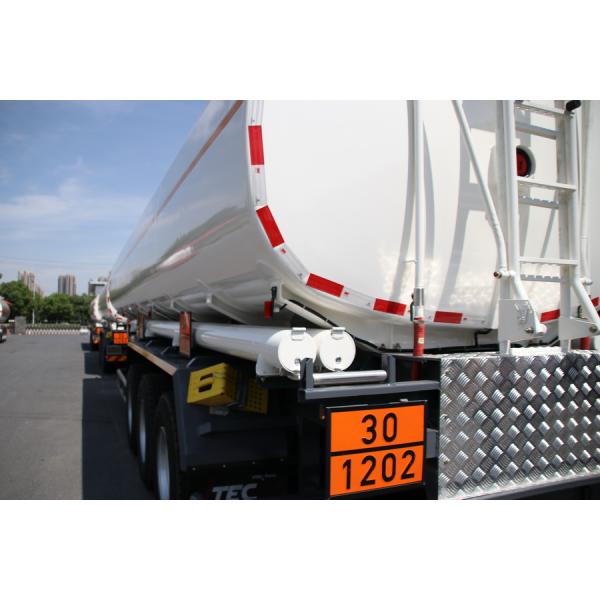 Liquefied Gas Tanker Truck Semi Trailer Capacity 36000L 3 Axles High Effective