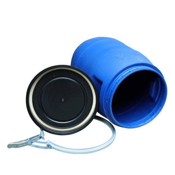 Cylinder HDPE Plastic Container 30l 160l With Iron Hoop