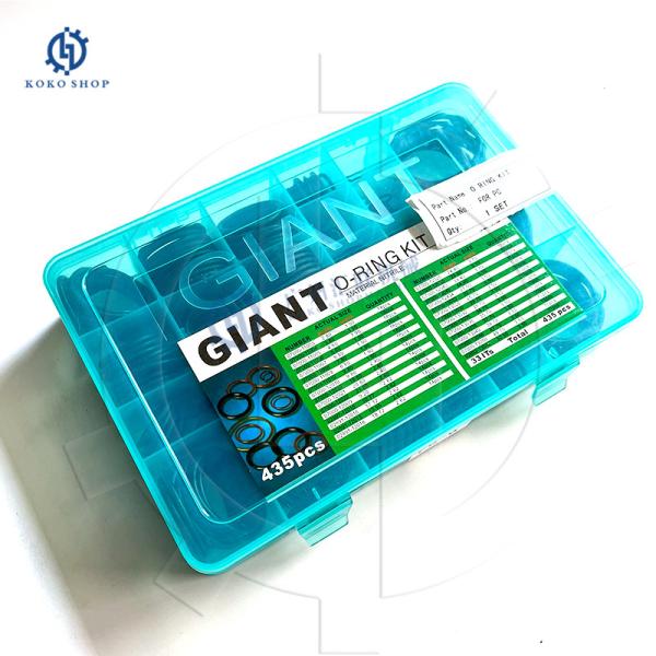 435PC máquina escavadora GIGANTE Spare da máquina escavadora O Ring Box KOMATSU O Ring Kit For KOMATSU