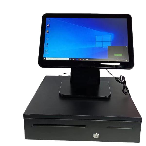 LED8/VFD220/11.6 Display 15.6 POS Terminal System with 2nd Display and SDK Function