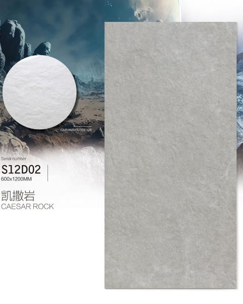 AAA Grade Indoor Porcelain Tiles 600x1200mm Digital Mould Surface