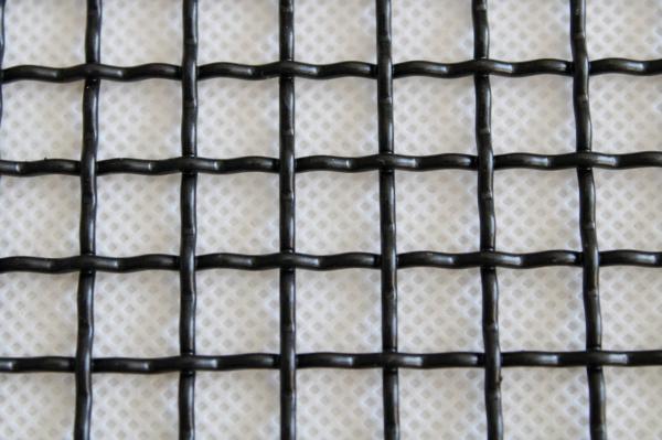 316l metal arquitetónico de aço inoxidável Mesh Woven Locked Crimped Wire