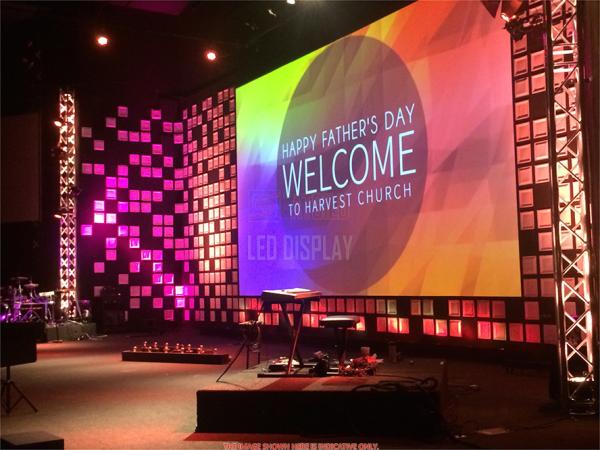 P2.9mm Indoor Rental LED Display Standard Size Lightweight Panel Event Hire LED Screen