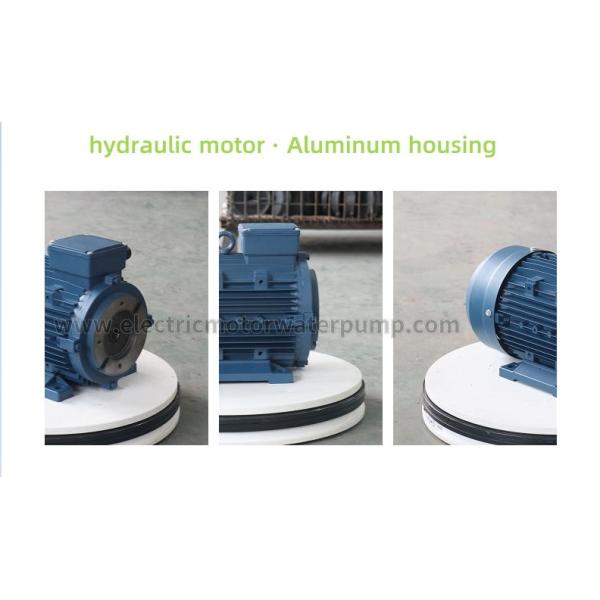 Énergie hydraulique de moteur en aluminium asynchrone creux d'axe pour les machines en plastique