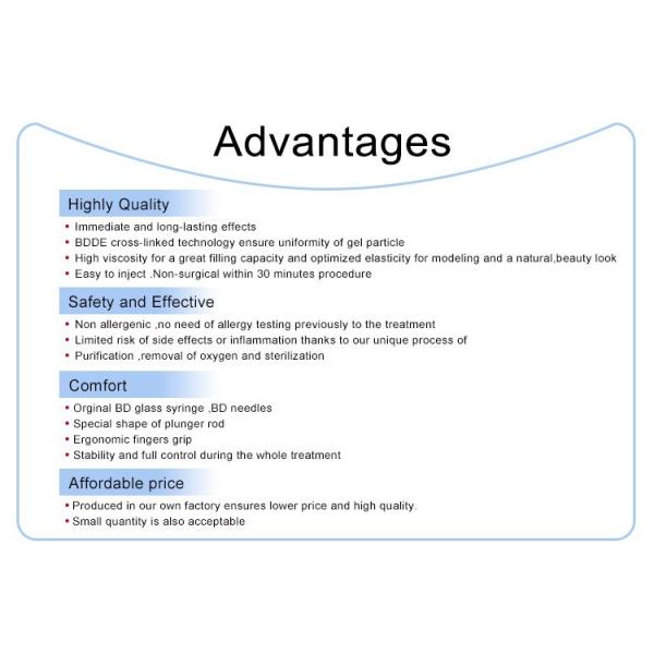 Fosyderm 1Ml 2Ml Derm Filler Hyaluronic Acid Gel Injection Juvederm Lip Filler Ce Anti Aging 1ml 2ml 5ml