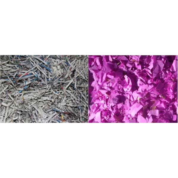 Tesoura de alta velocidade contínua da máquina Shredding do cartão do desperdício industrial