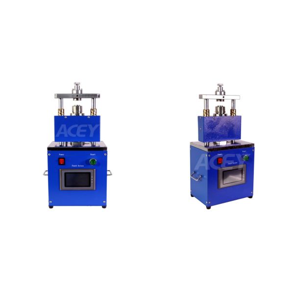 Compact Electric Button Battery Sealing Machine Touch Screen Operation