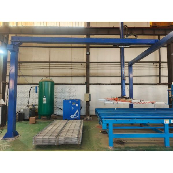 Capacity 60 Pcs Mesh Size 50*200mm Servo Motor 3.5kw Fence Mesh Welding Machine