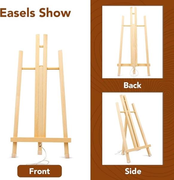 16''X 7.5'' Art Painting Wooden Easel H Frame Tabletop Display Easel For Events
