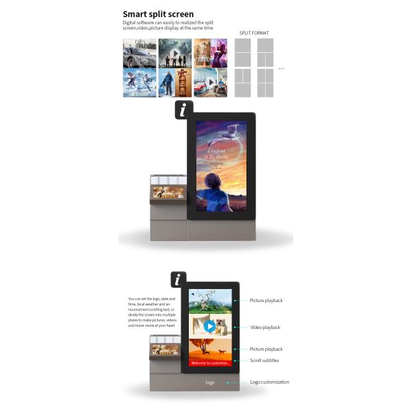 Signage IP65 цифров стекла 2500cd/m2 AR на открытом воздухе