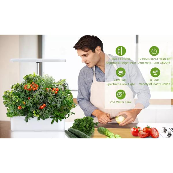 Питательный раствор заводы баков системы 8 12 ватт Hydroponic растя