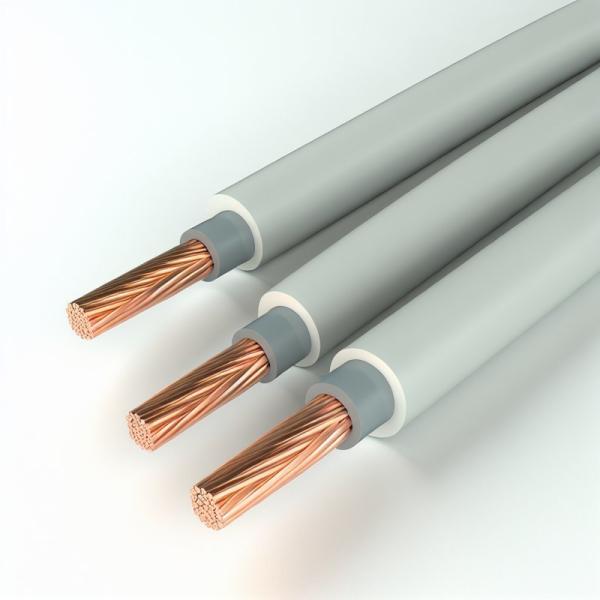 Stranded Bare Copper Medium Voltage Power Cables PVC LSZH PE